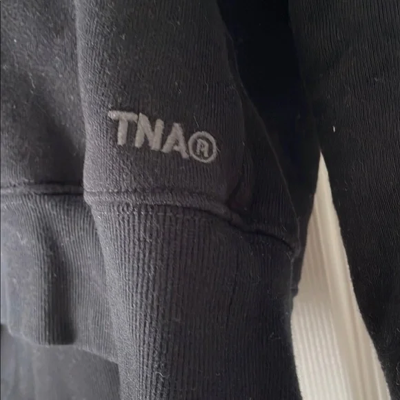 TNA Black Crop Hoodie - Picture 2 of 3